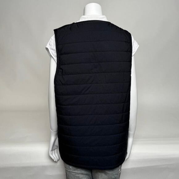Unisex Neighborhood NWT Black Side Zip Down Puff N Vest Size L - Picture 2 of 15